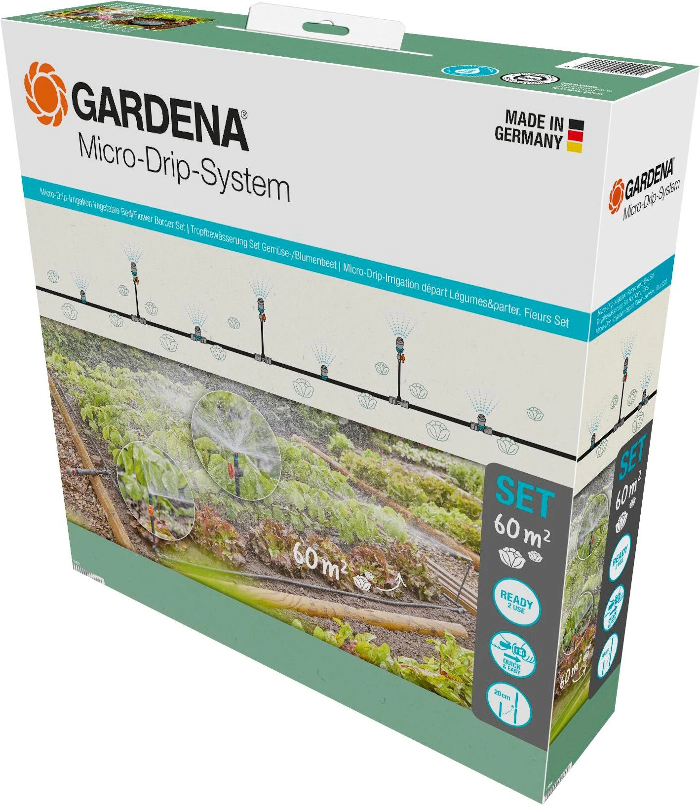 Gardena Micro Drip Systeem Druppelaar Startset Bloembedden En Moestuinen 60 M² 1 Gardena Micro Drip Systeem Druppelaar Startset Bloembedden En Moestuinen 60 M²